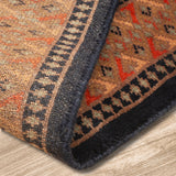 Aramesh - Hand Knotted Wool Rug In  Black/Brown