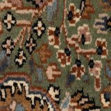 Basilica Bloom - Hand Knotted Wool Rug In Olive Green /Brown