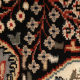 Pushpaleela  - Hand Knotted Wool Rug In Navy Blue/Brown