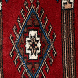 Dawran - Hand Knotted Wool Rug In  Ribbon Red/Ivory