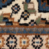 Tassavur - Hand Knotted Wool Rug In Navy Blue/Mushroom