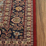 Zahra - Hand Knotted Wool Rug In Ribbon Red/Cream