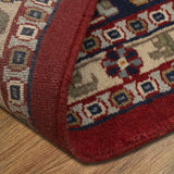 Zahra - Hand Knotted Wool Rug In Ribbon Red/Cream