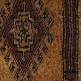 Turkish Desert Dreams - Hand Knotted Wool Rug In Copper Brown/Black