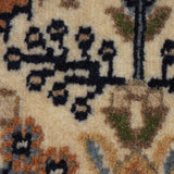 Persian Paradise - Hand Knotted Wool Rug In Mushroom Brown/Navy Blue