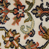 Baagicha - Hand Knotted Silk Rug In Cream/Mushroom Brown