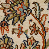 Mahnoor - Hand Knotted Silk Rug In Cream/Russet
