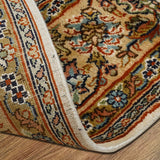 Mahnoor - Hand Knotted Silk Rug In Cream/Russet