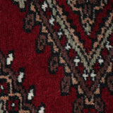 Rubai - Hand Knotted Wool Rug In Maroon/Cream