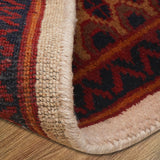 Ravella - Hand Knotted Wool Rug In Beige/Brick Red