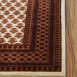Patra - Hand Knotted Wool Rug In Cream/Mushroom Brown