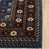 Quasar - Hand Knotted Wool Rug In Prussian Blue/Cream
