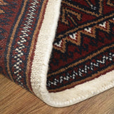 Arzu - Hand Knotted Wool Rug In Cream/Wine Red