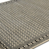 Mehvar - Hand Knotted Wool Rug In Cream/Black