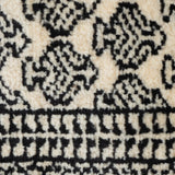Mehvar - Hand Knotted Wool Rug In Cream/Black