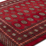 Mehrbaf - Hand Knotted Wool Rug In Velvet Red/Cream