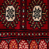 Mehrbaf - Hand Knotted Wool Rug In Velvet Red/Cream