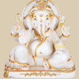Lord Ganesha - Sculpture in Marble