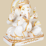 Lord Ganesha - Sculpture in Marble