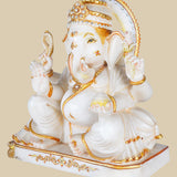 Lord Ganesha - Sculpture in Marble