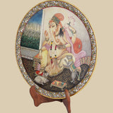 'Ganpati' - Lord Ganesha - Decorative Plate in Marble