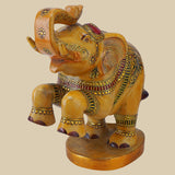 Dancing Elephant - Sculpture in Marble