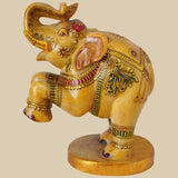 Dancing Elephant - Sculpture in Marble