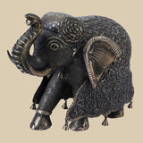 'Gajanan' - God Ganesha - Sculpture in White Metal