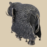 'Gajanan' - God Ganesha - Sculpture in White Metal