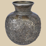 Silver Sparkle - Vase in White Metal