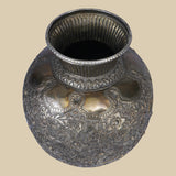 Silver Sparkle - Vase in White Metal