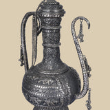 Surahi - Vase in White Metal