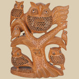 'Night Bird' - Carved Owl - Sculpture in Wood