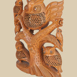 'Night Bird' - Carved Owl - Sculpture in Wood