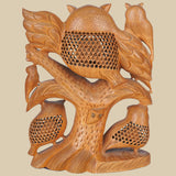 'Night Bird' - Carved Owl - Sculpture in Wood