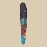 Blue Lama Mask - Mask in Wood