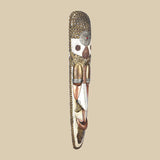 Golden Lama Mask - Mask in Wood