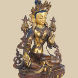 Green Tara - Sculpture in Brass