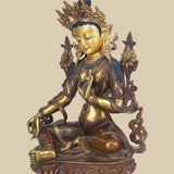Green Tara - Sculpture in Brass