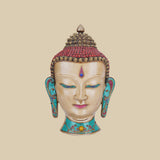 Buddha Head - Mask in Marble Dust