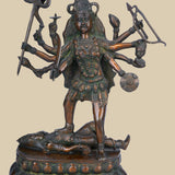 Goddess Kali - Sculpture in Brass