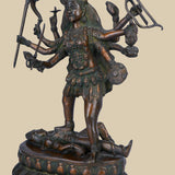 Goddess Kali - Sculpture in Brass