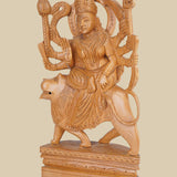Goddess Durga - Sculpture in Wood