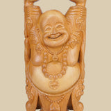 Laughing Buddha - Sculpture in Wood