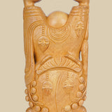 Laughing Buddha - Sculpture in Wood