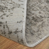 Phantom - Hand Knotted Wool Rug In Light Grey/Silver