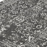 Surkh - Hand Knotted Wool Rug In Slate Grey/White