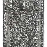 Surkh - Hand Knotted Wool Rug In Slate Grey/White
