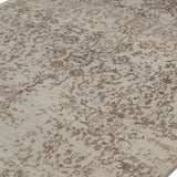 Old Soul - Hand Knotted Wool Rug In Light Grey/Mushroom Brown