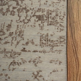 Old Soul - Hand Knotted Wool Rug In Light Grey/Mushroom Brown